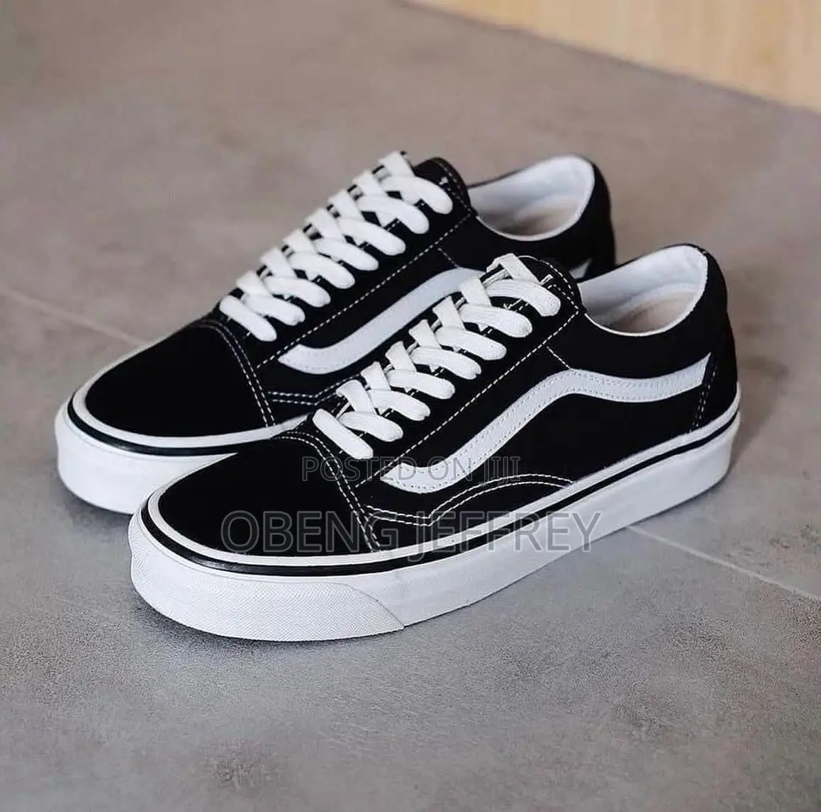 Original Vans Old Skul Black and White
