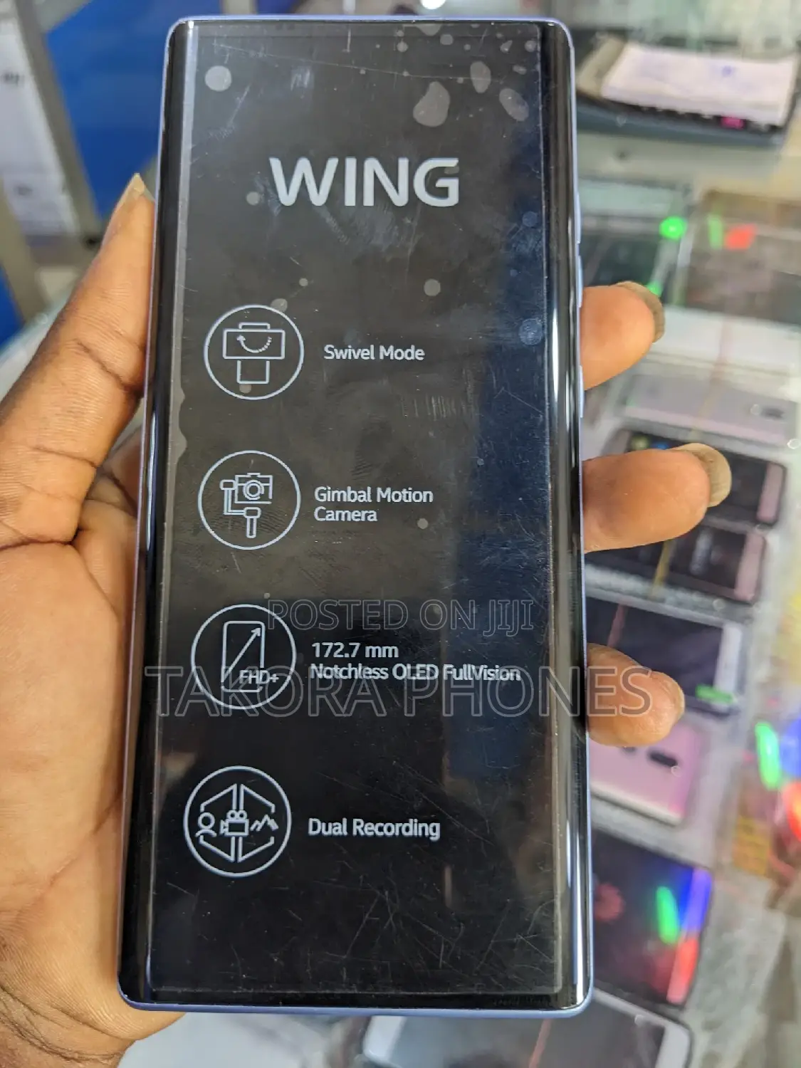 New LG Wing 5G 128 GB White