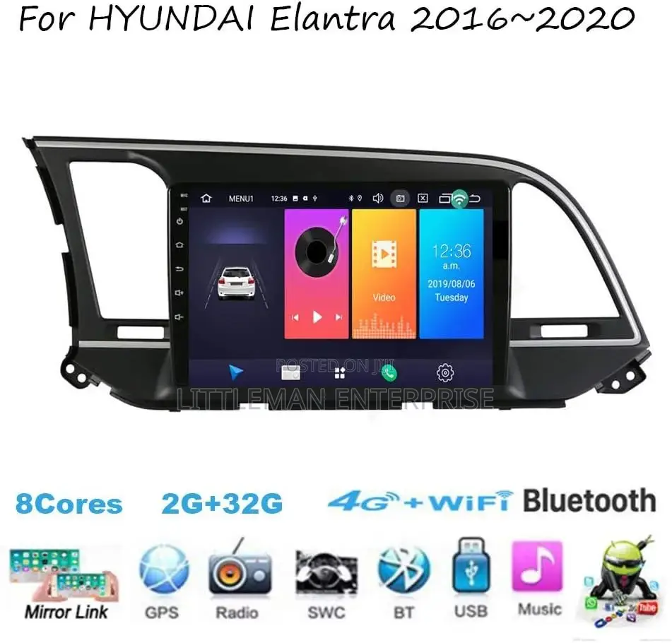 Hyundai Elantra 2016-2020 Android Player