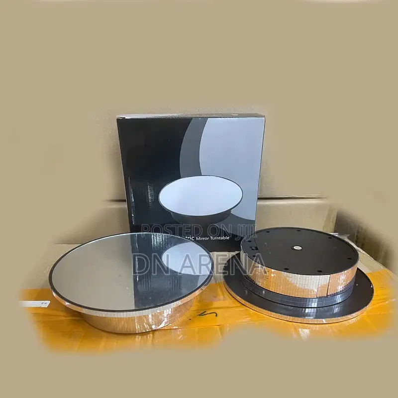Luxury Gold Rotating Stand Weve in Acrylic Mirror