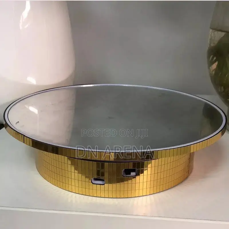 Luxury Gold Rotating Stand Weve in Acrylic Mirror