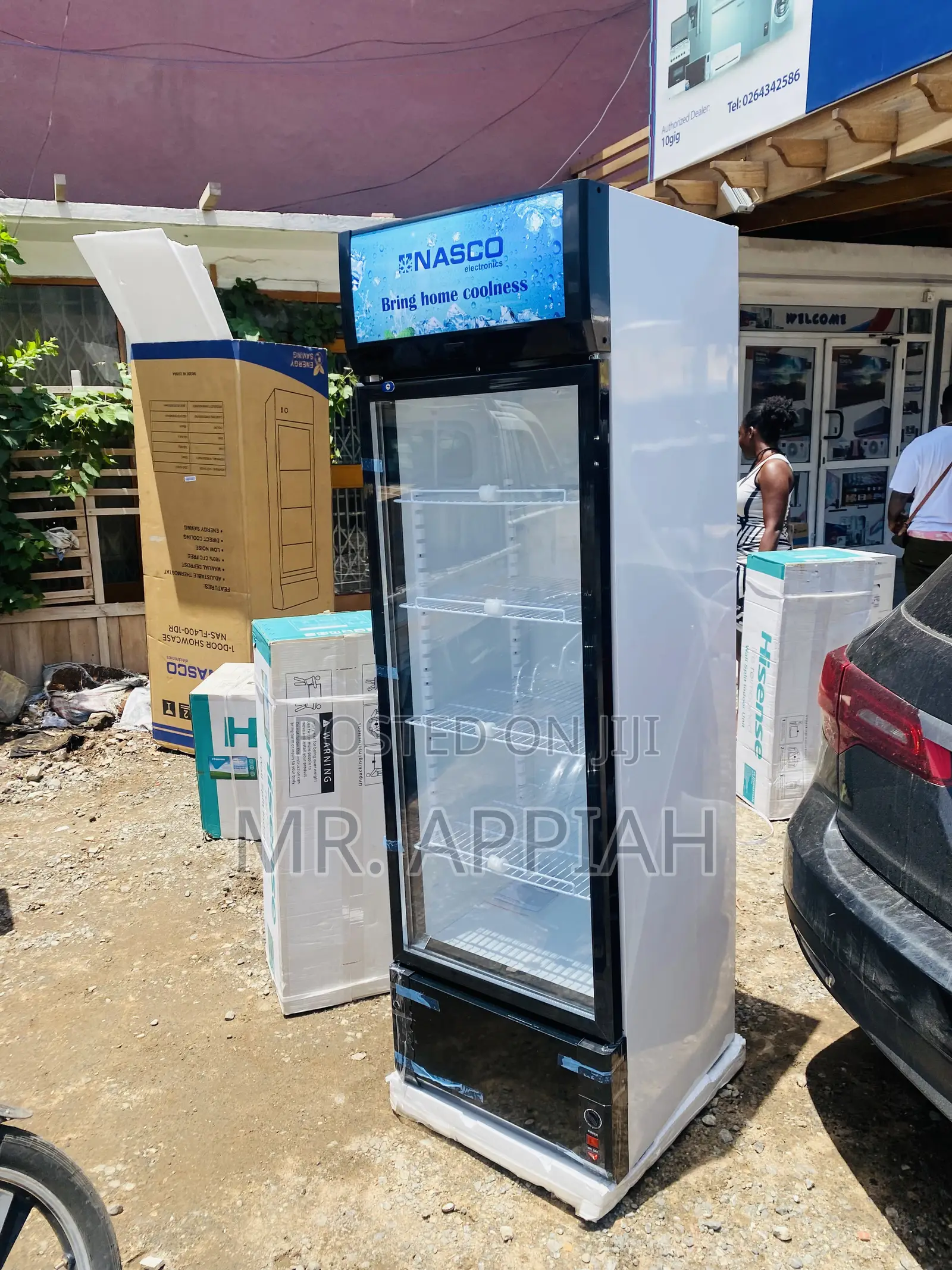 Affordable Nasco Nasfl400-1dr 1door Electric Display Fridge