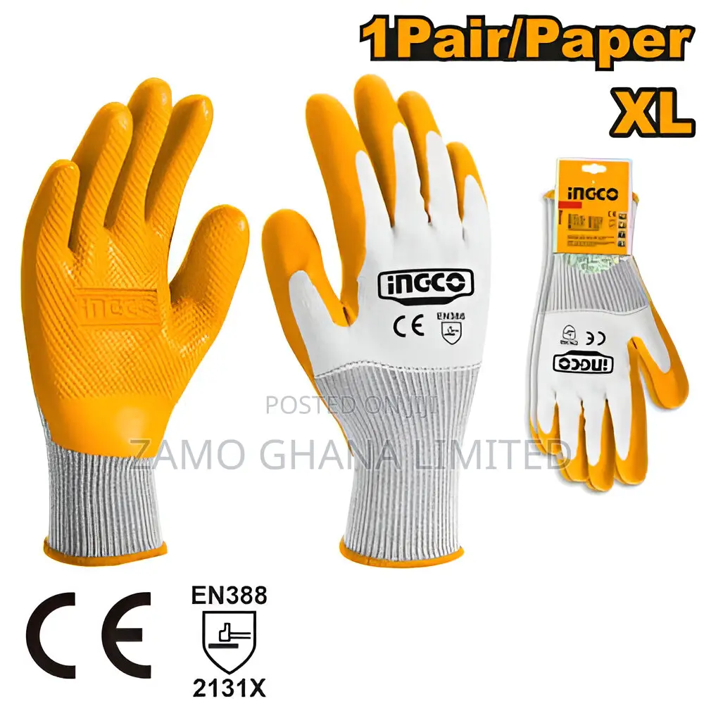 Latex Gloves # Hgvl08-Xl