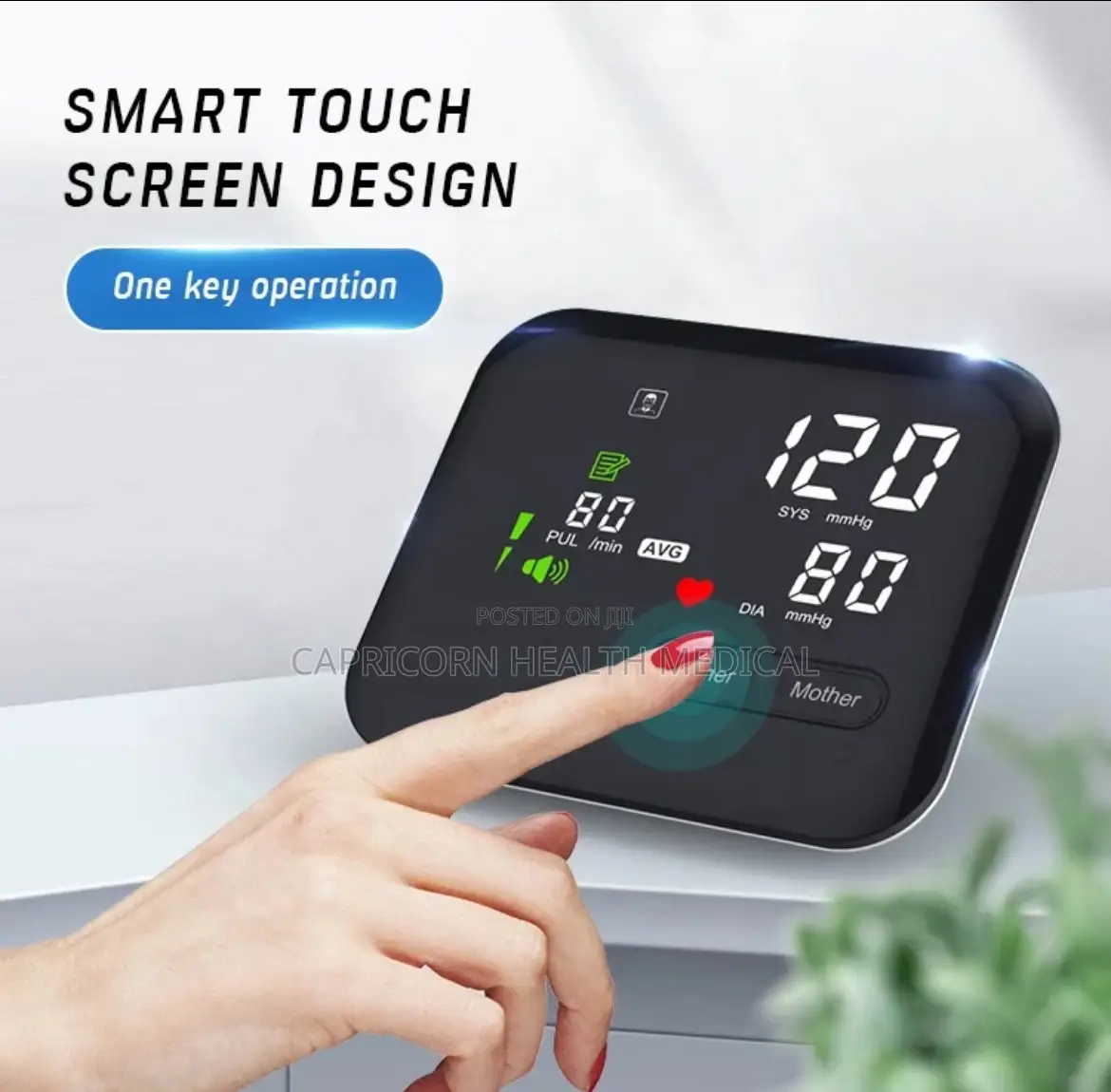 Rechargeable Blood Pressure Bp Monitor Machine