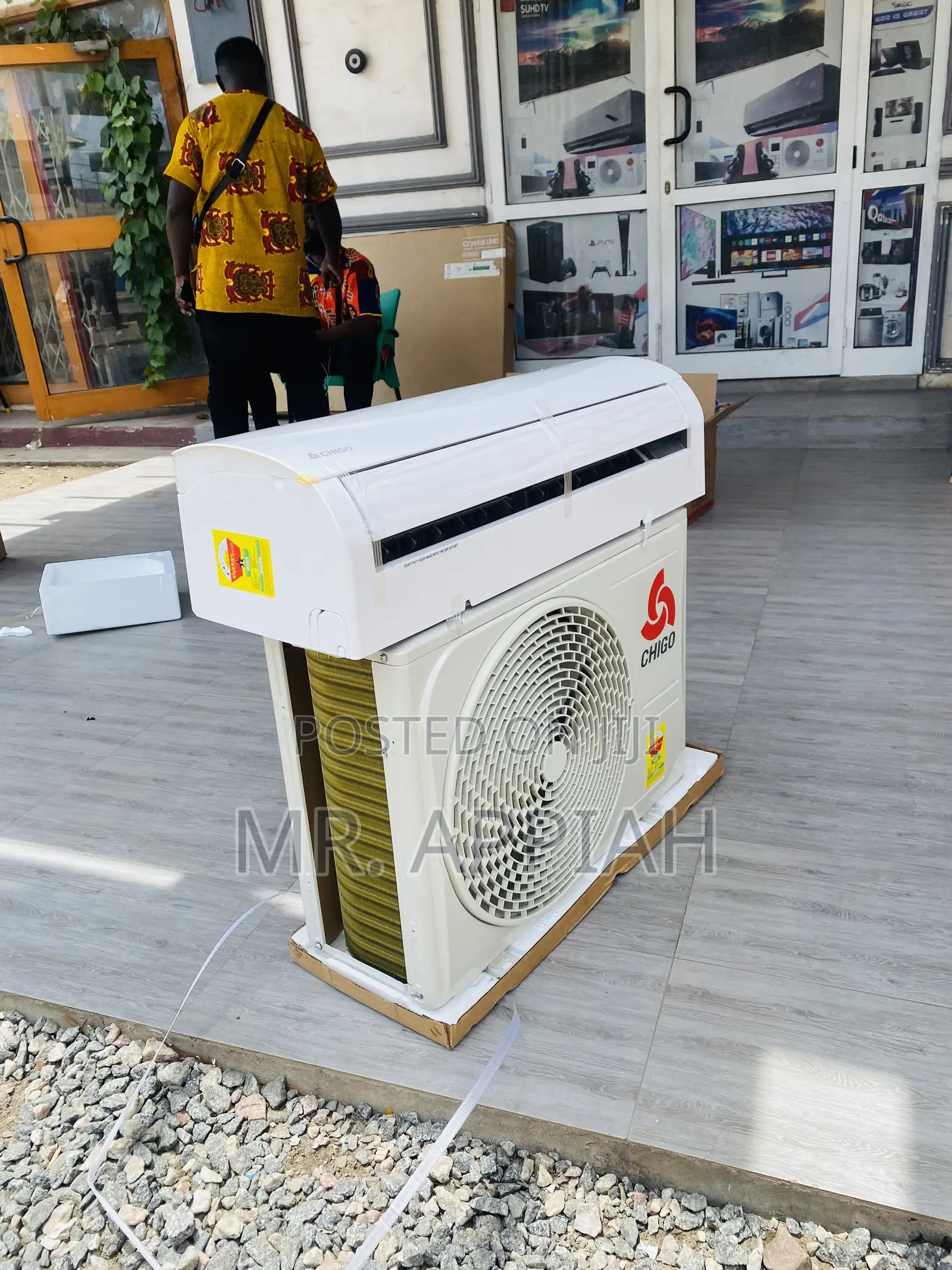 Durable Chigo 1.5hp Split Type Air Conditioner(White)R410.