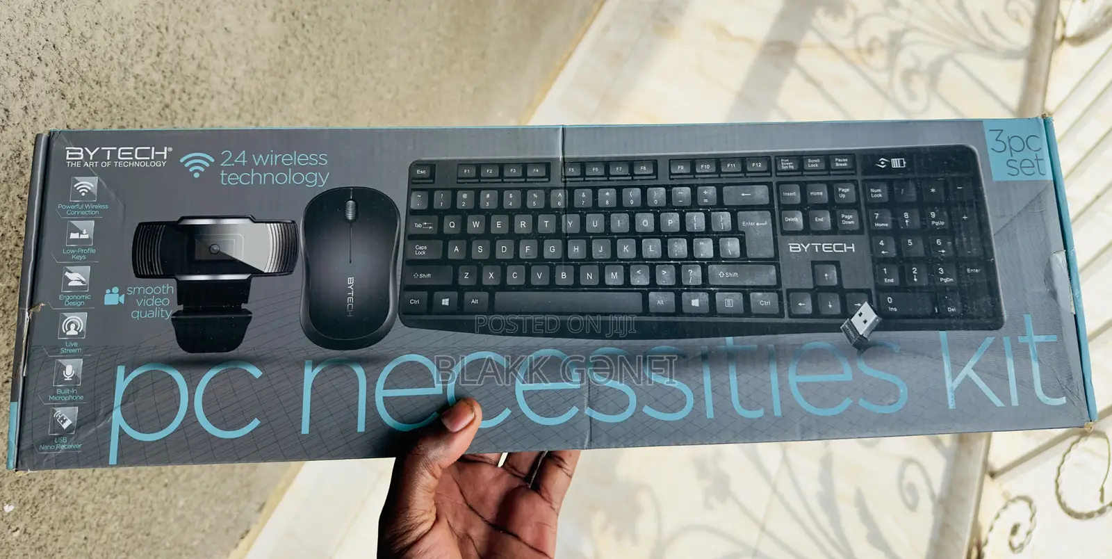 Bytech Pc Necessity Kit (3in1) Keyboard/Mouse/Camera