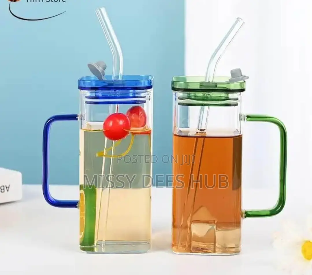 Glass Tumbler With Plastic Cover