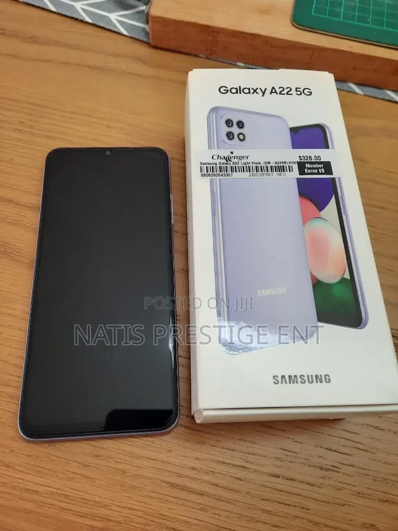 New Samsung Galaxy A22 5G 128 GB Purple