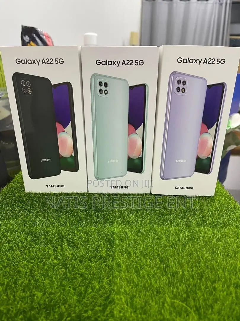 New Samsung Galaxy A22 5G 64 GB Black