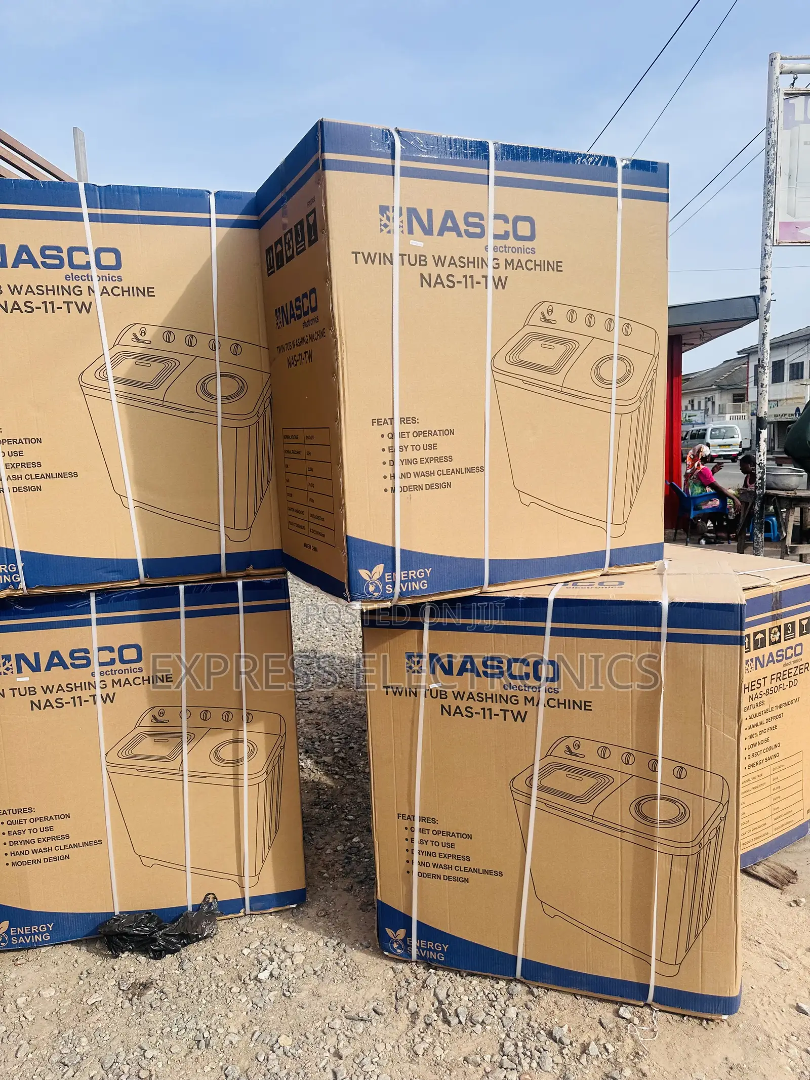 Text Us for Your Nasco 11kg Topload WM White.