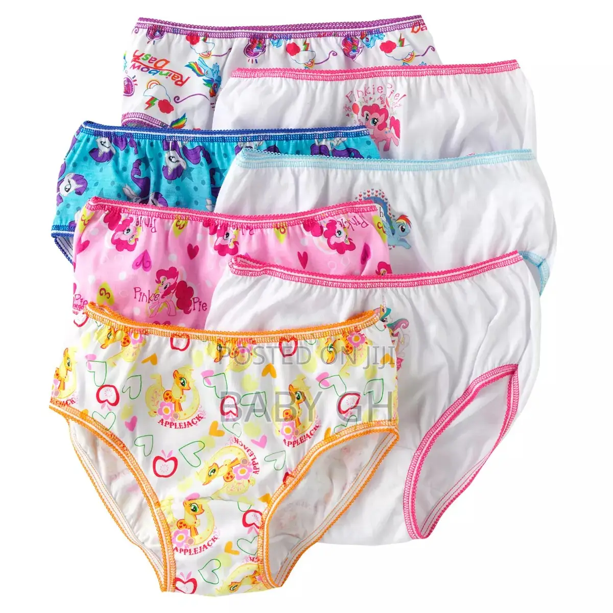 Cartoon Characters 5 Pack Panties for Kids