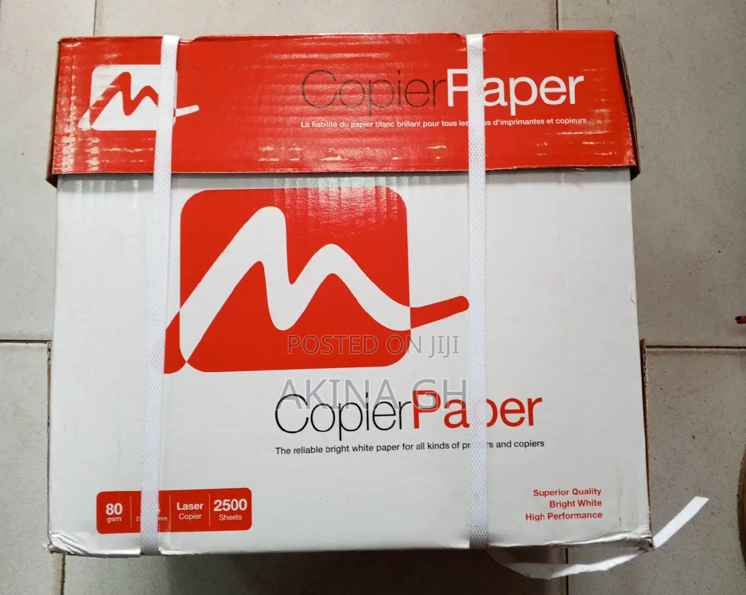 MERCURY A4 Copier PAPER 80gsm 2500 Sheets