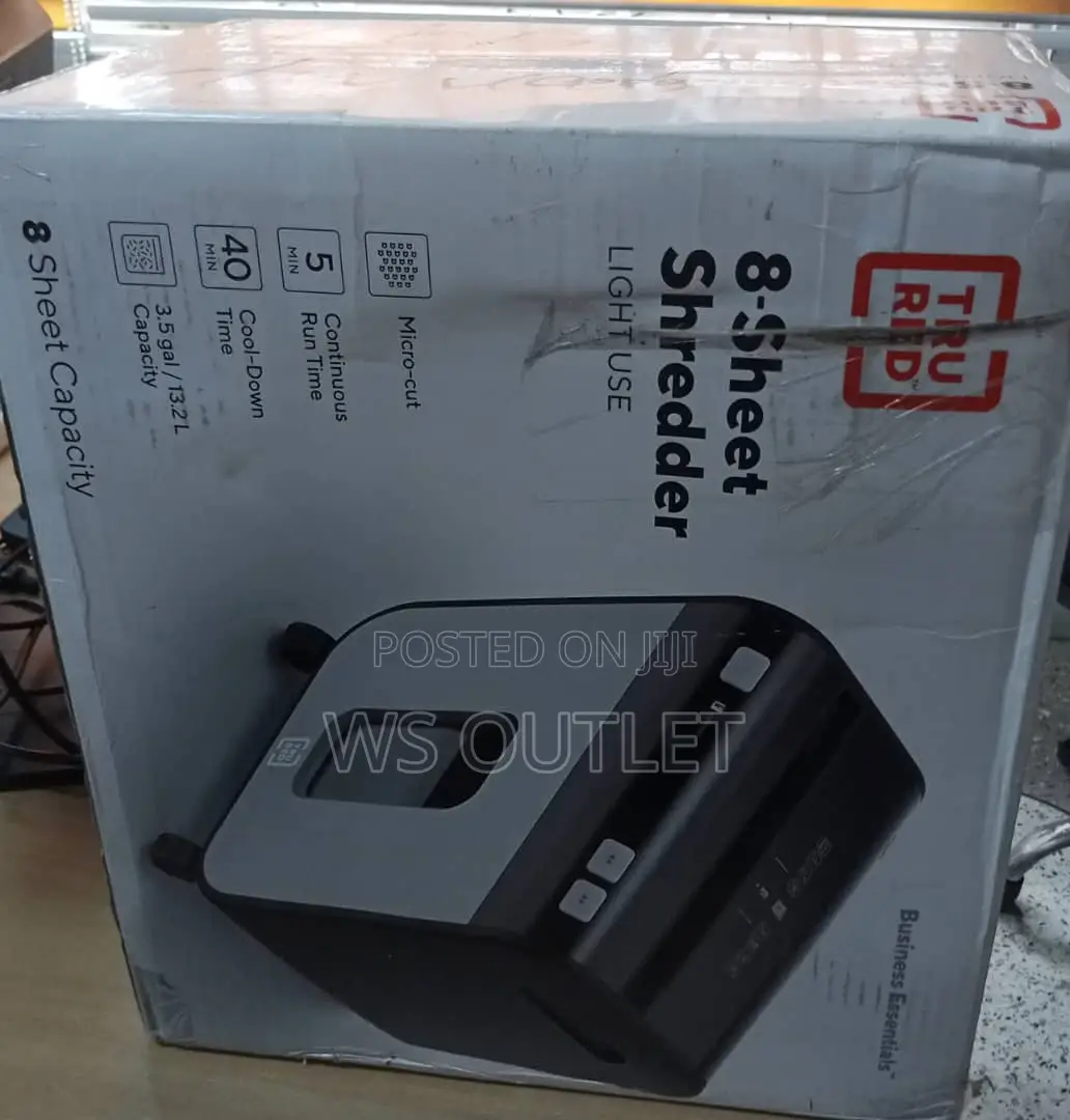 Sheet Paper Shredder From The Us