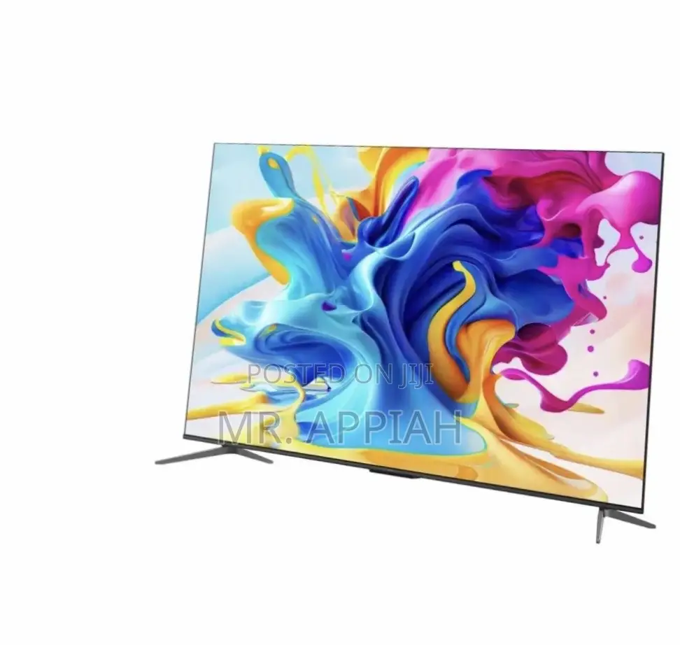 Authentic TCL 85c645 85inch Qled Uhd Tv(Black).