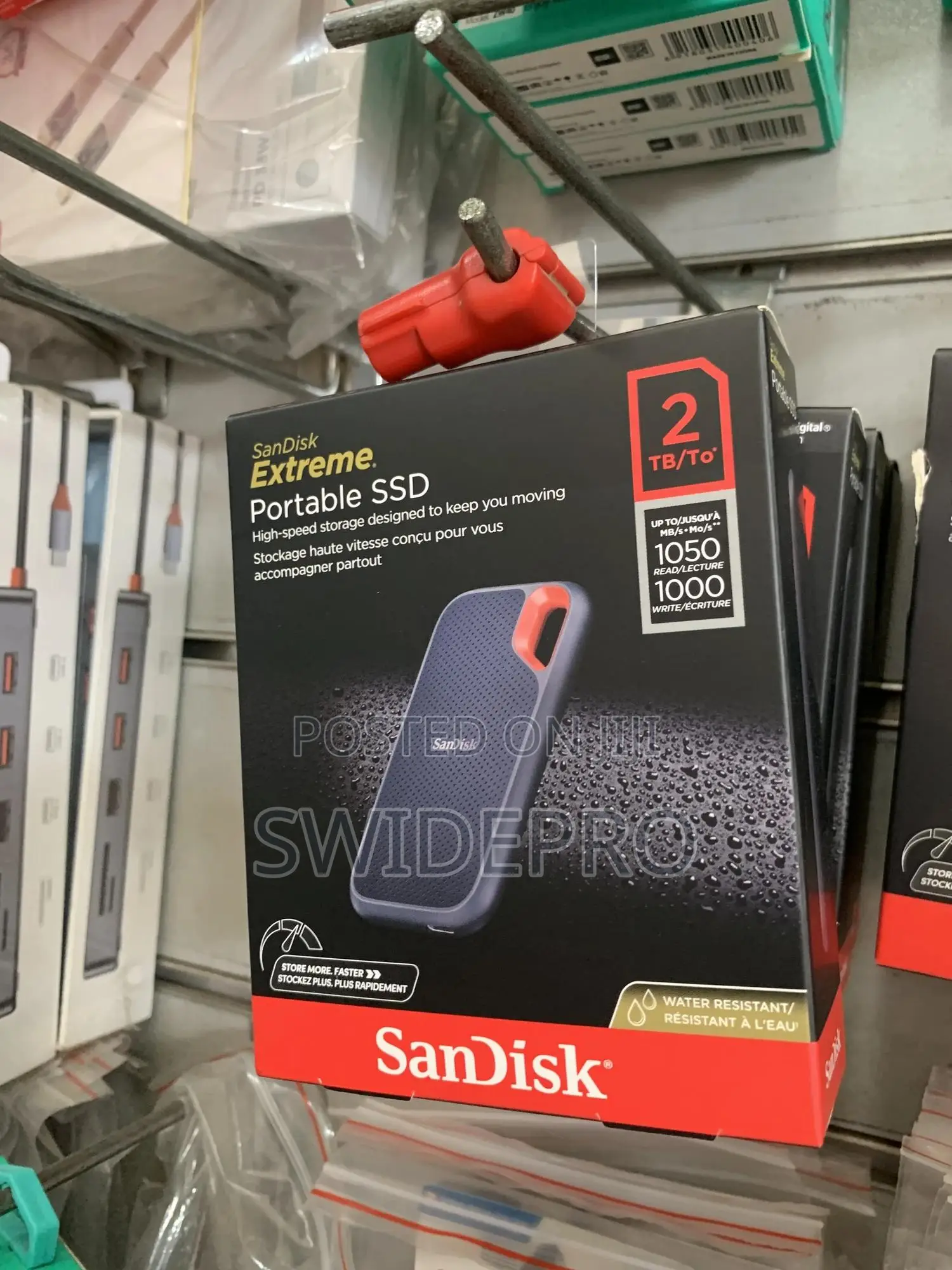 2tb Sandisk Extreme Portable SSD 1050 Mb/S External Ssddrive