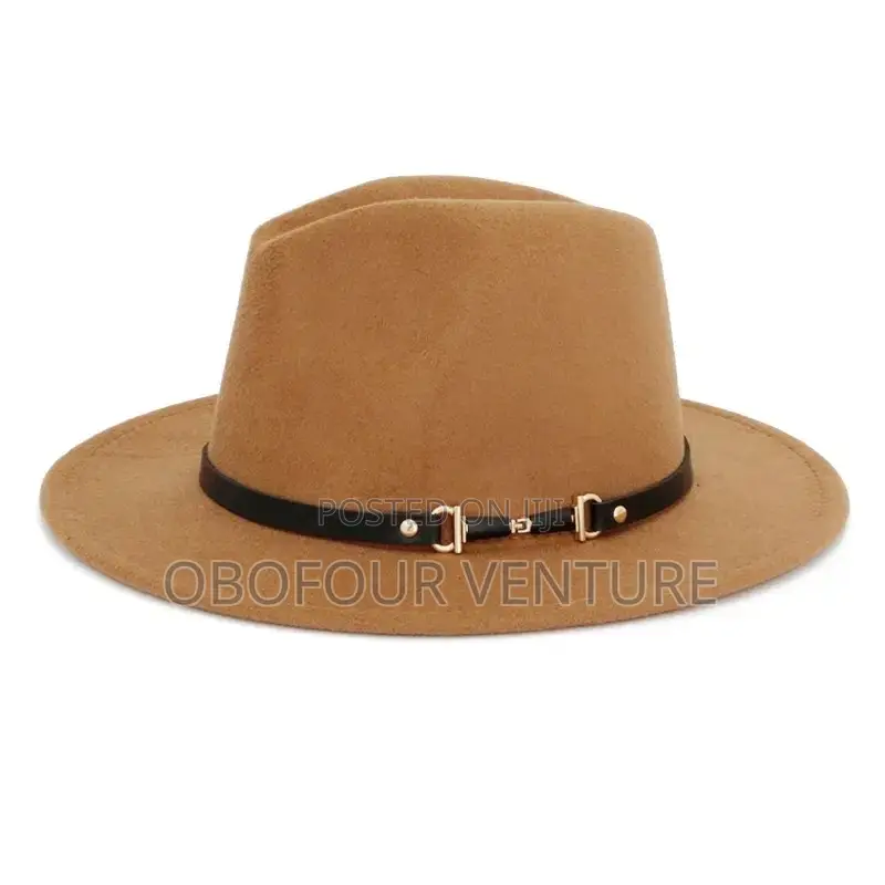 Angel! Brown Fedora Hat  for Every Season and All Occasions. CVVCNZK