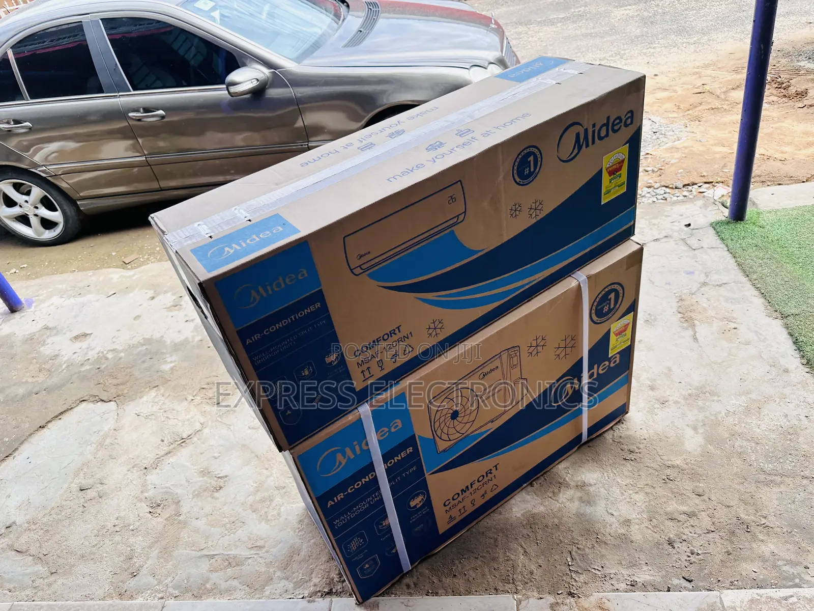 Available Now Midea Sleek AC 1.5hp Split R410 Gas White