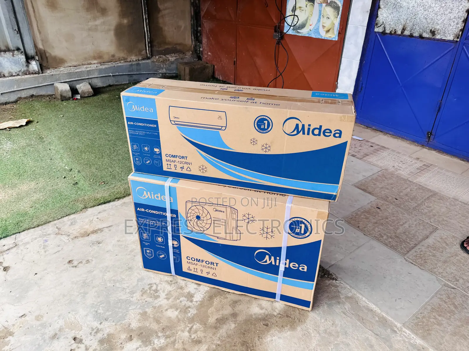 2hp Split R410 Gas Midea White Sleek /AC