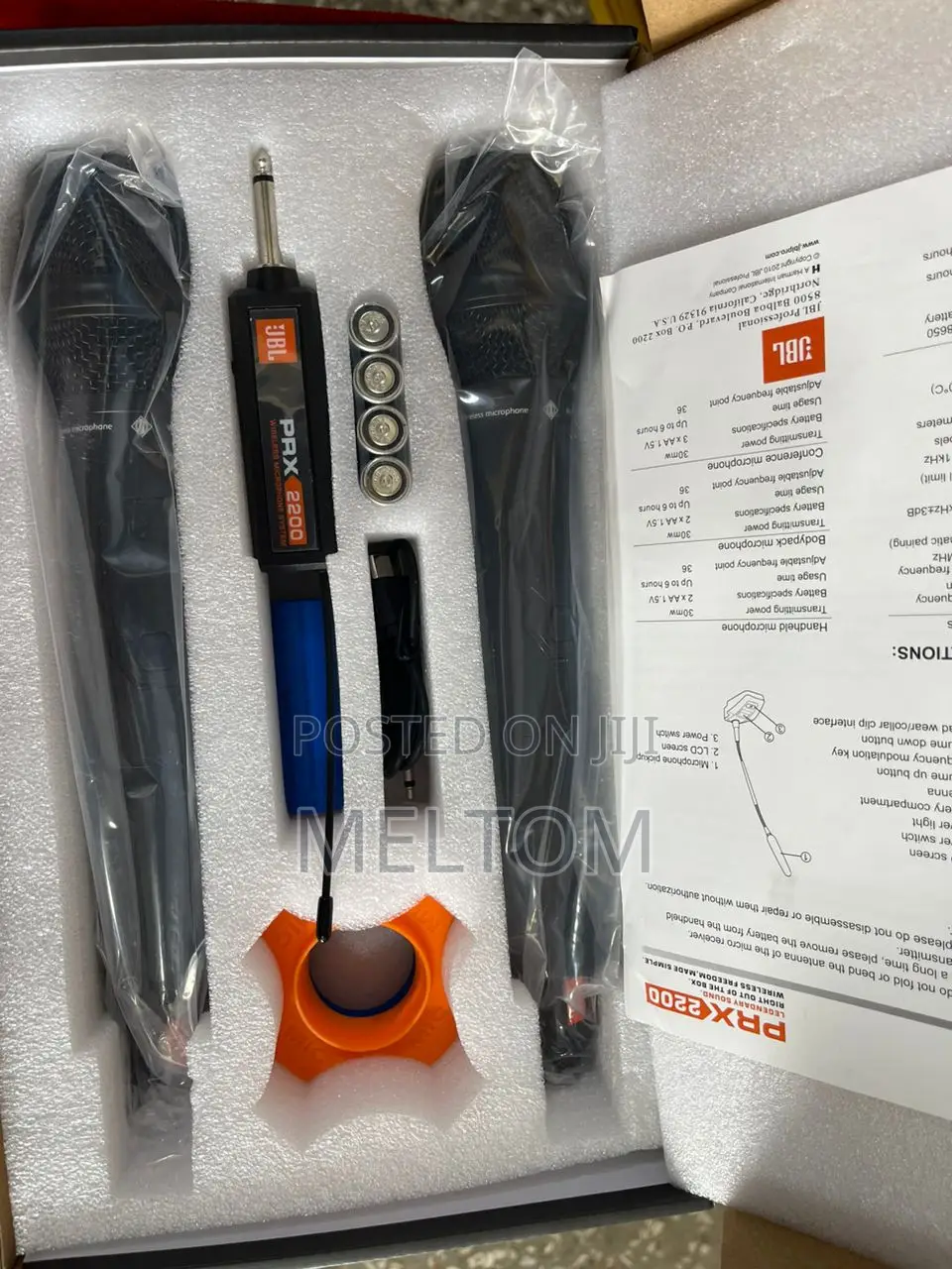JBL Prx2200 2in1 Cordless Microphone With Universal Receiver