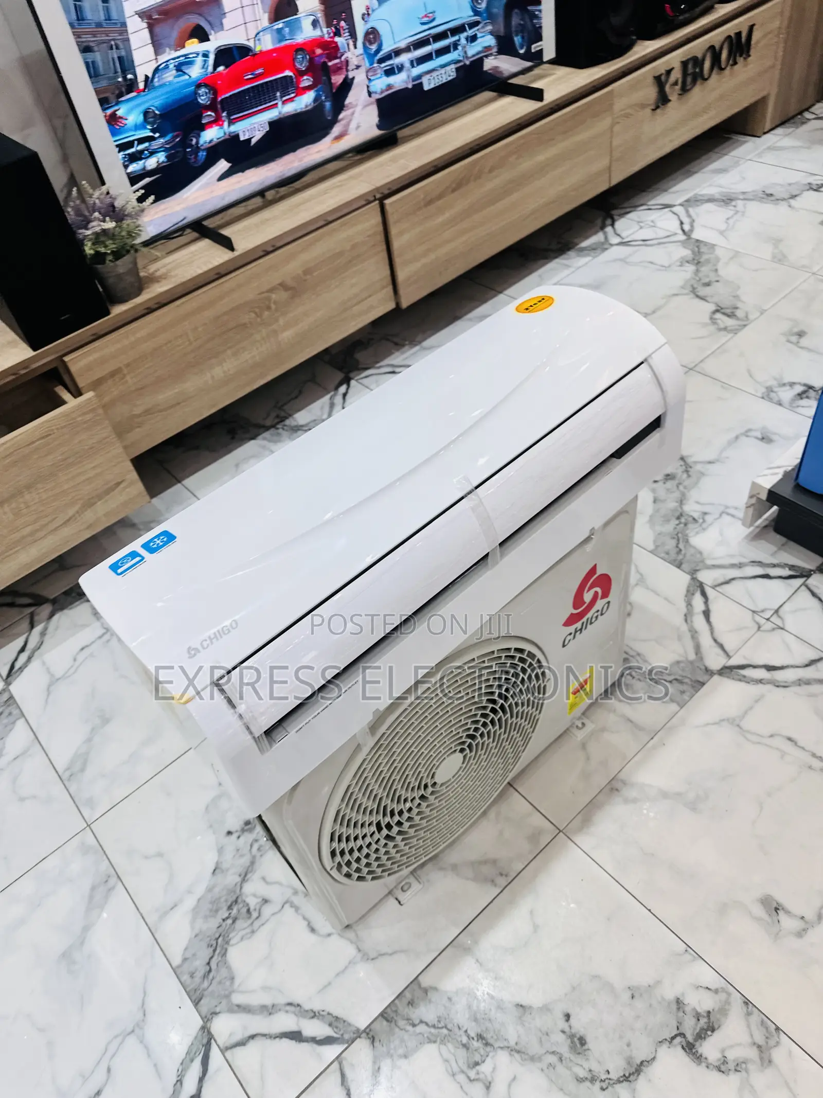 Indoor Outdoor Unit Chigo Split R410 Gas 1.5hp