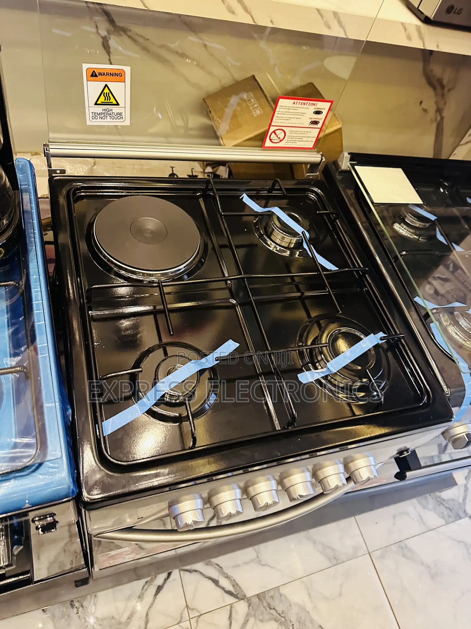3-1 Stove Gas Electric Cooker Oven Sliver