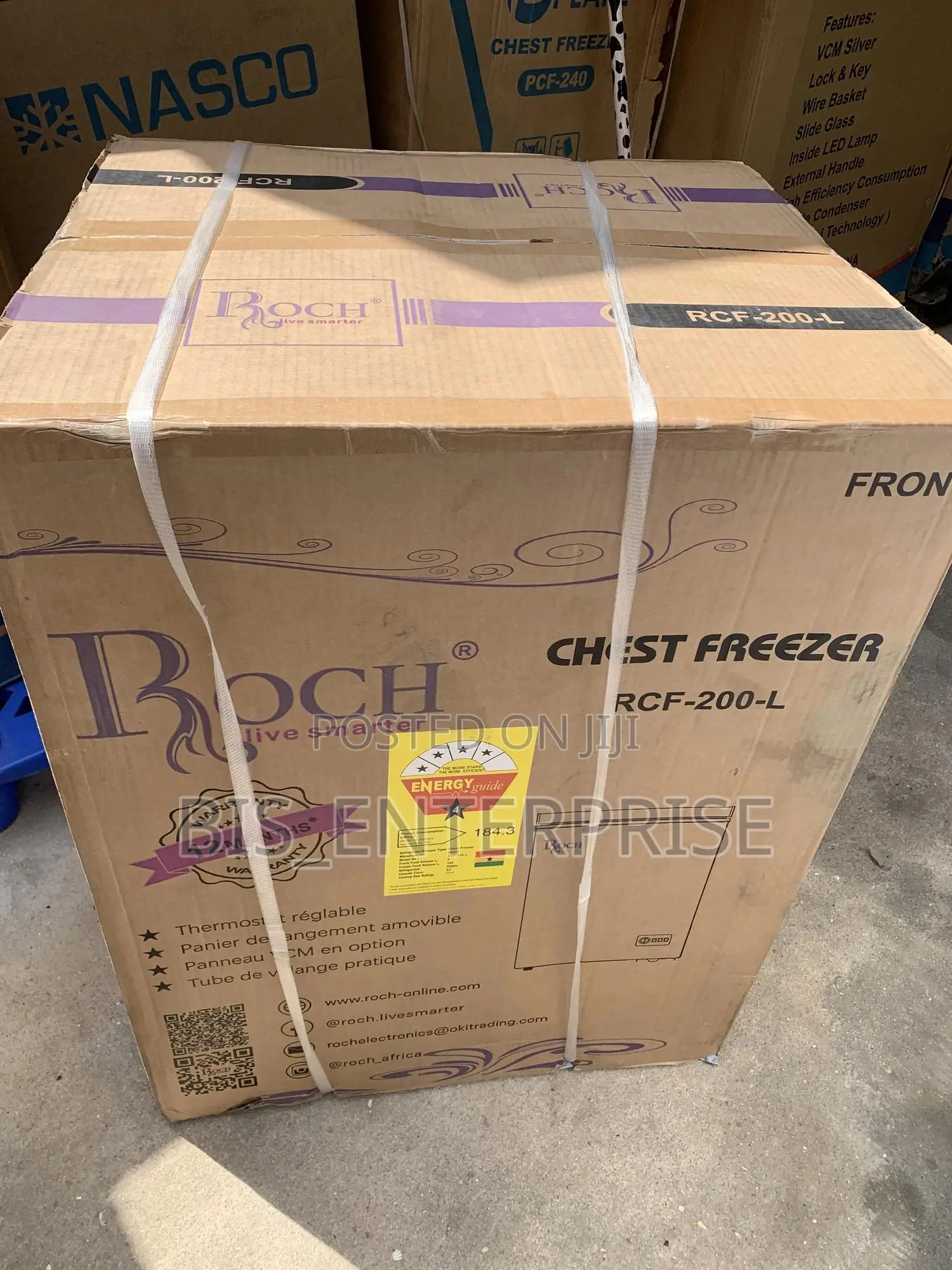 Roch Chest Freezer 100l