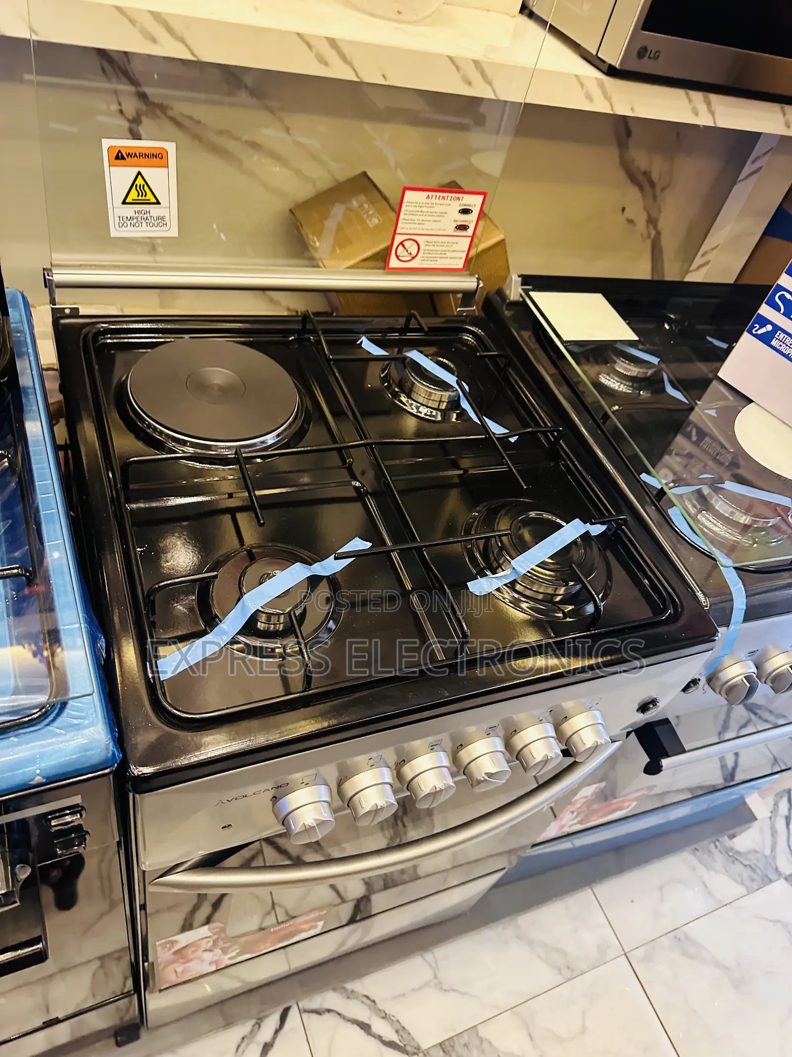 Call for Sliver Gas Cooker Oven Grill 50/50 3-1 Stove