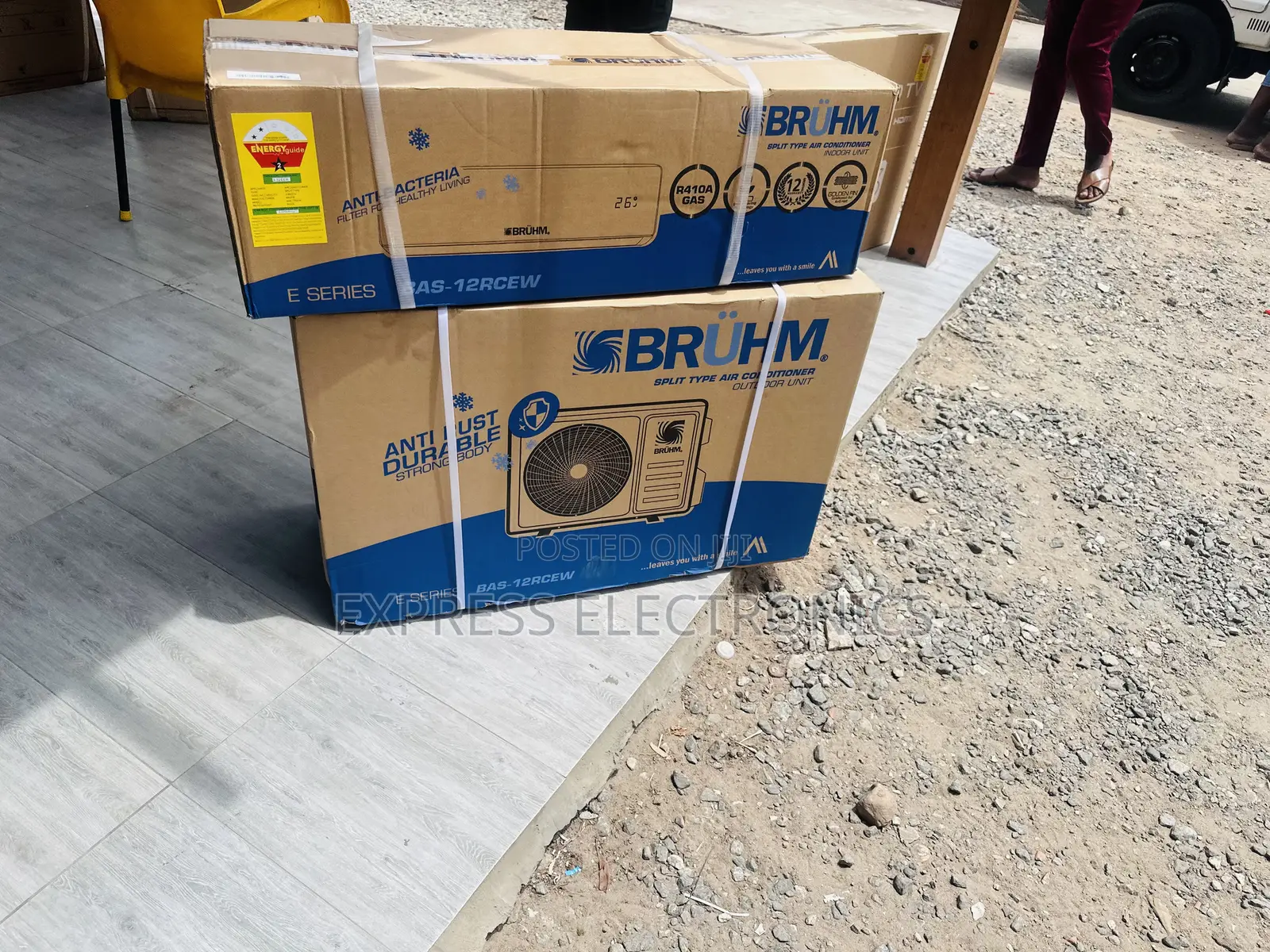 Very Authentic Air Conditioner Bruhm 1.5hp Sleek