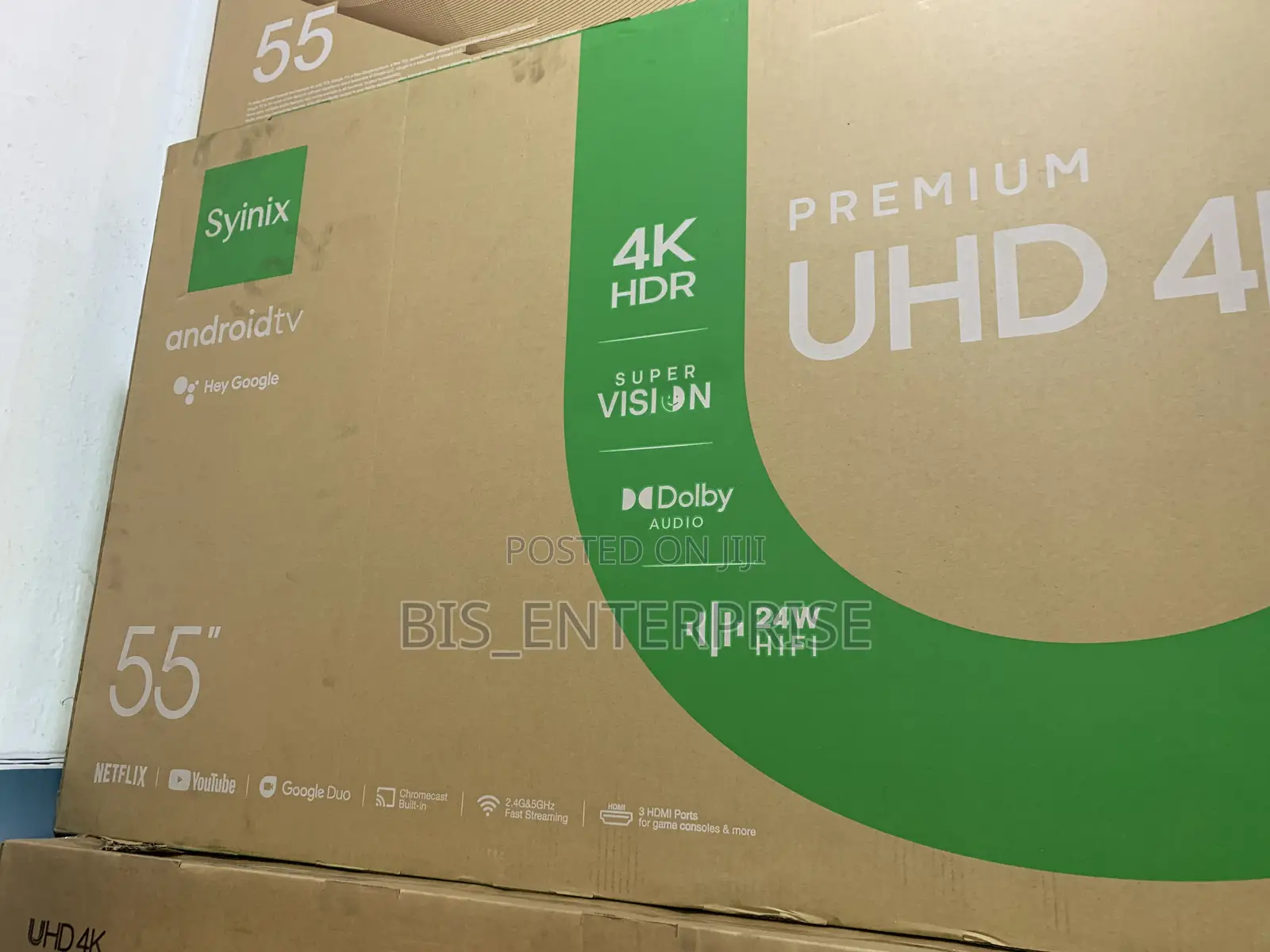 Syinix 55” Android Tv HDR