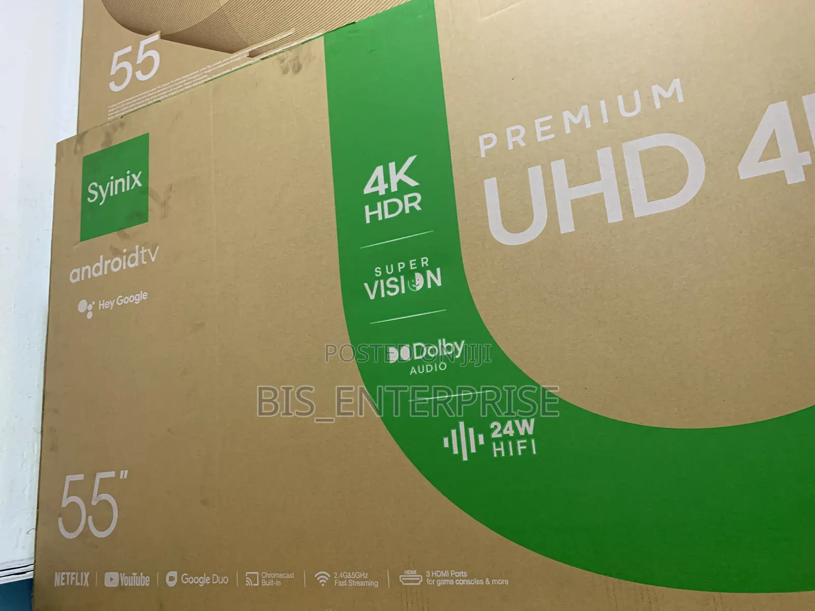Syinix 55” Android Tv HDR
