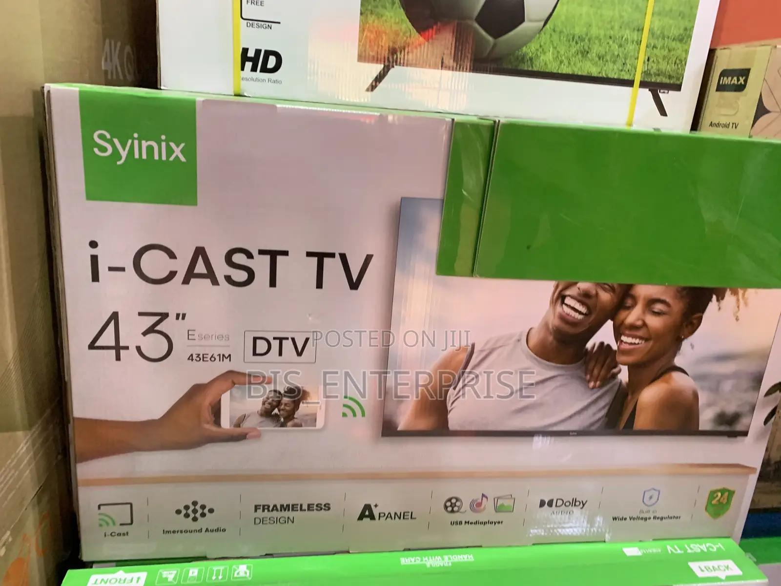 Syinix 43” TV I Cast