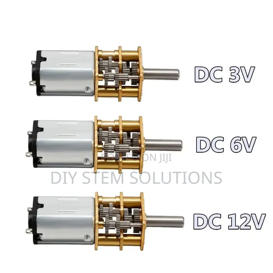 DC 3v/6v/9v/12v/24v Mute Gear Motors High Torque Slow Speed