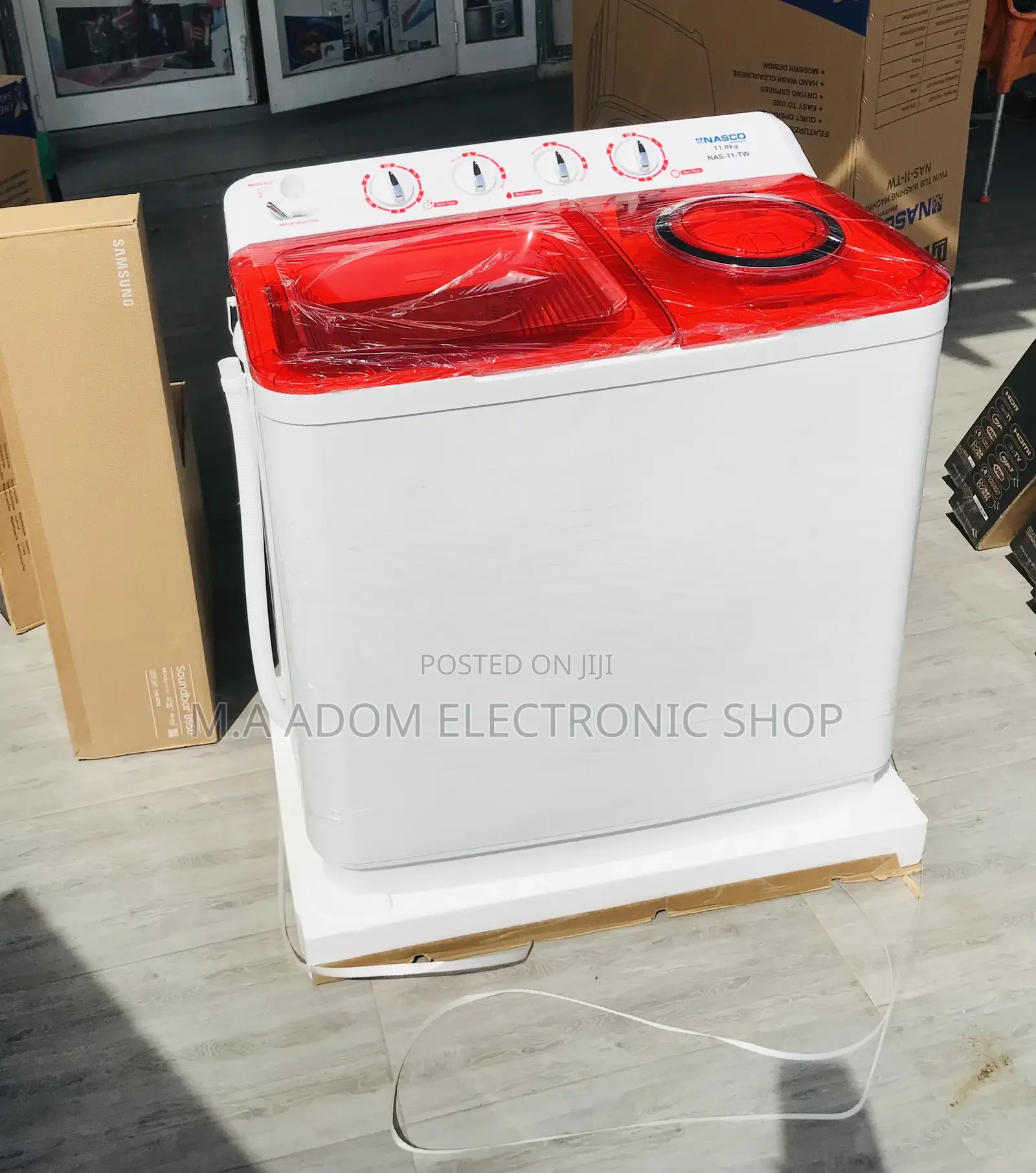 Quality Nasco 11kg Semi-Automatic Washing Machine + Spindry