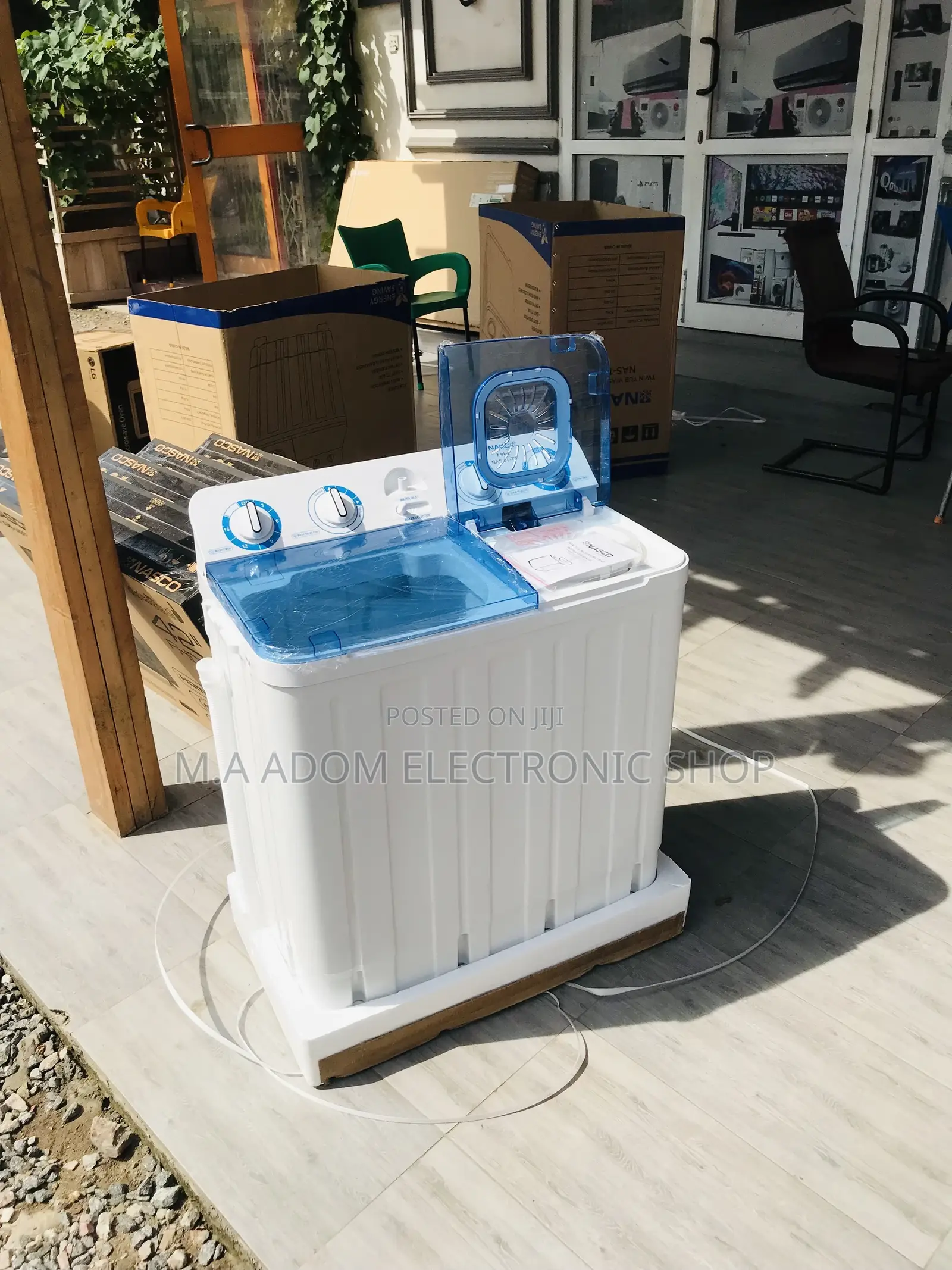 Shop Classic Nasco 8kg Semi-Automatic Washing Machine.