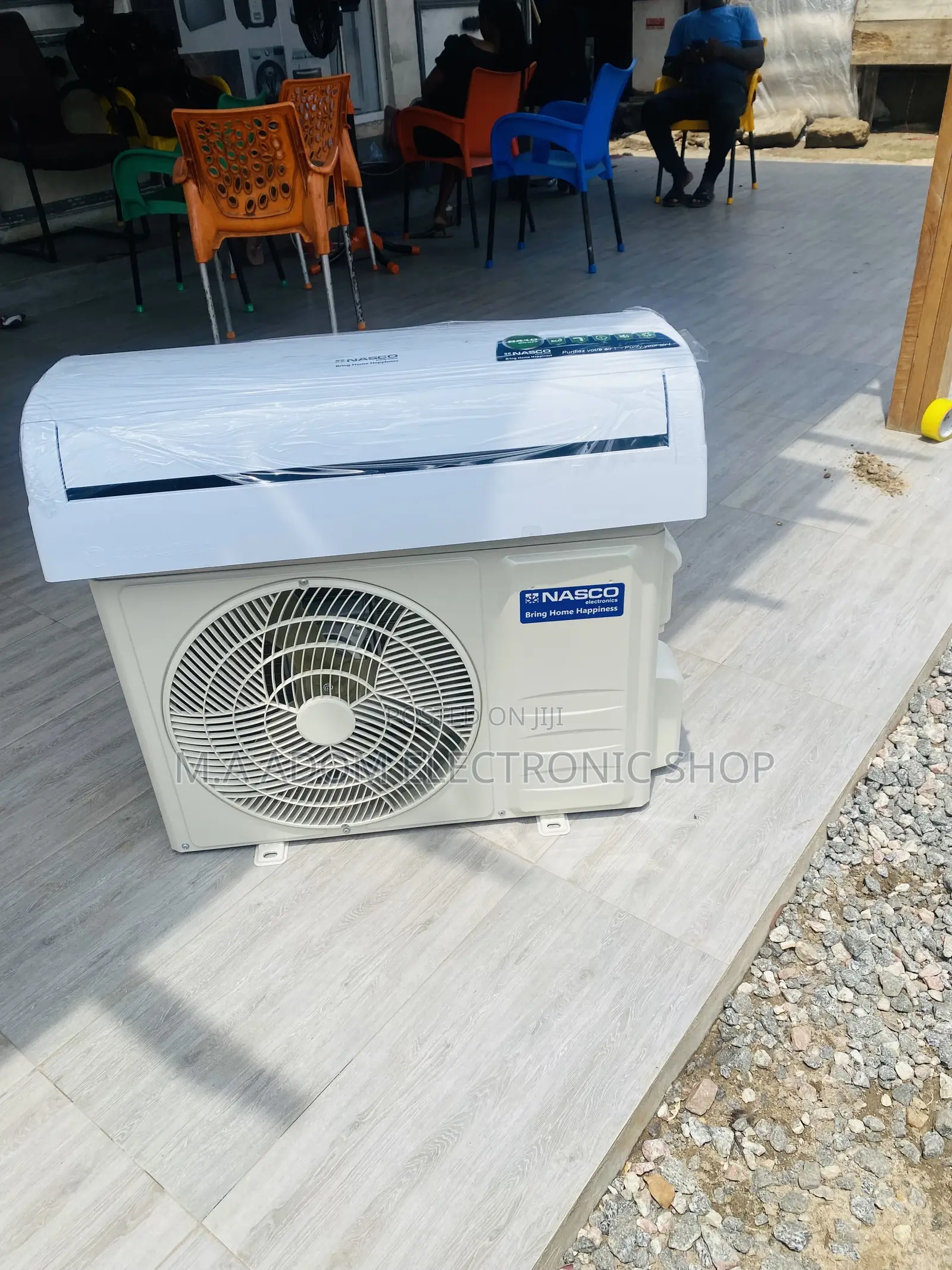 Affordable 1.5hp Nasco Split Type Air Conditioner(White).