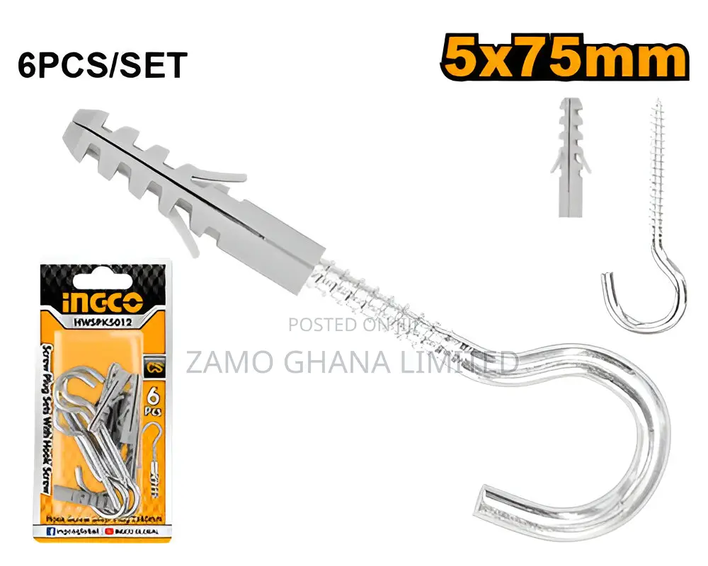 Screw Plug Sets With Hook Screw - Hwspk5012