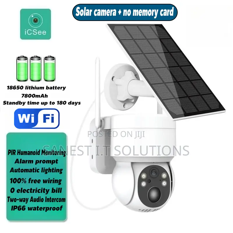 4mp Wireless CCTV Solar Camera