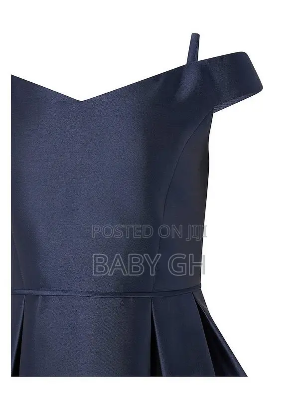 Moonsoon Girls High-Low Blue Occasion Dress