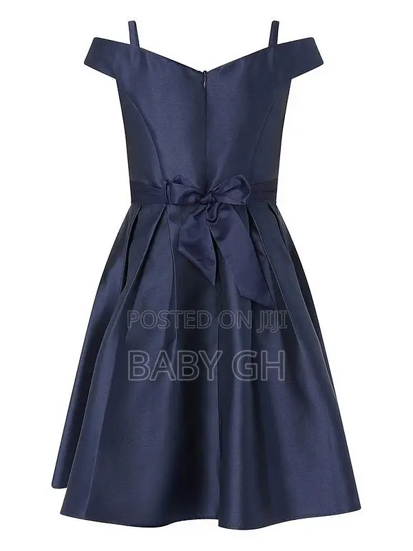 Moonsoon Girls High-Low Blue Occasion Dress
