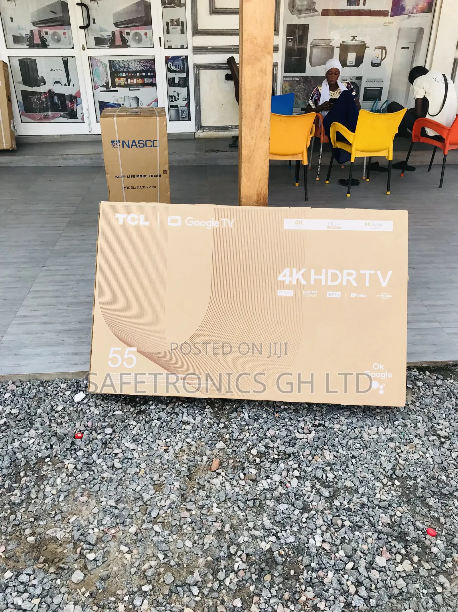 P635 55 Inches Glossy Led TCL 55 Inches Black Electric Tv