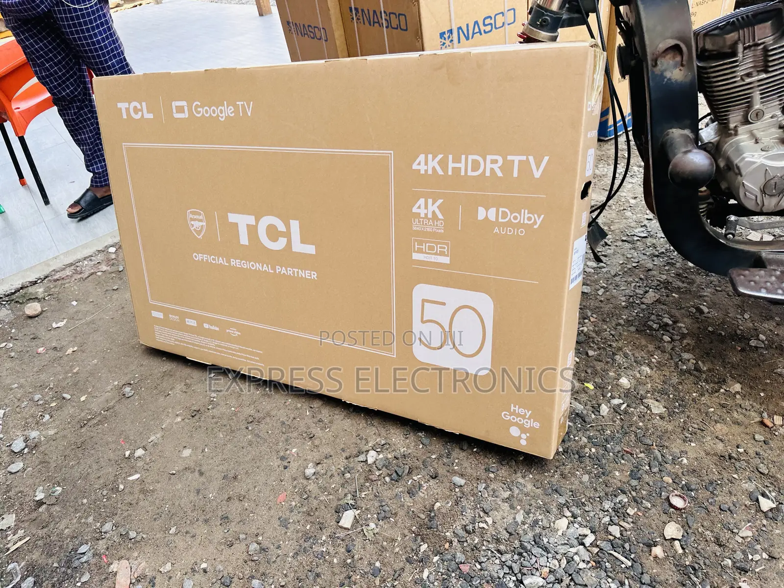 High Quality Sleek Slim UHD Smart TCL 50”P635