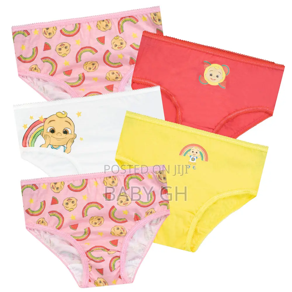 Cartoon Characters 5 Pack Panties for Kids