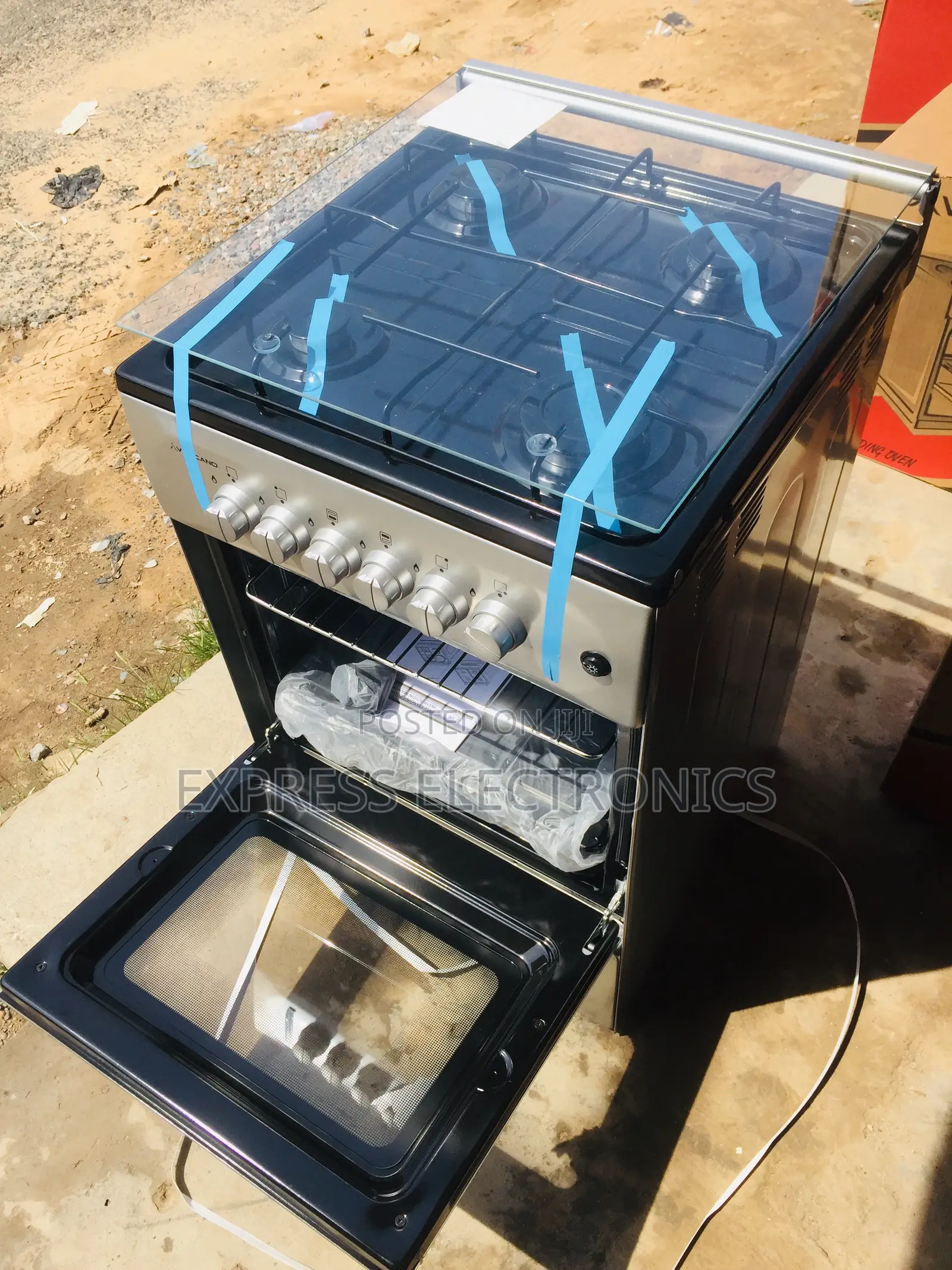 Durable Build Gas Cooker Oven Grill 50/50 4burner