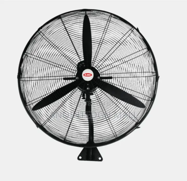 Elbee Industrial Wall Fan 26" Inches - Black