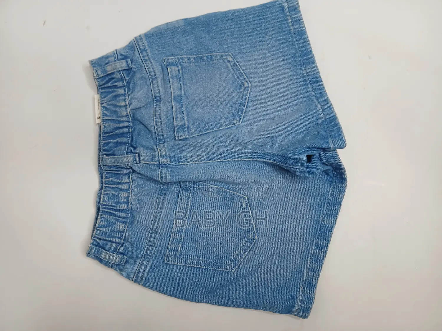 Kids Girls Blue Denim Shorts