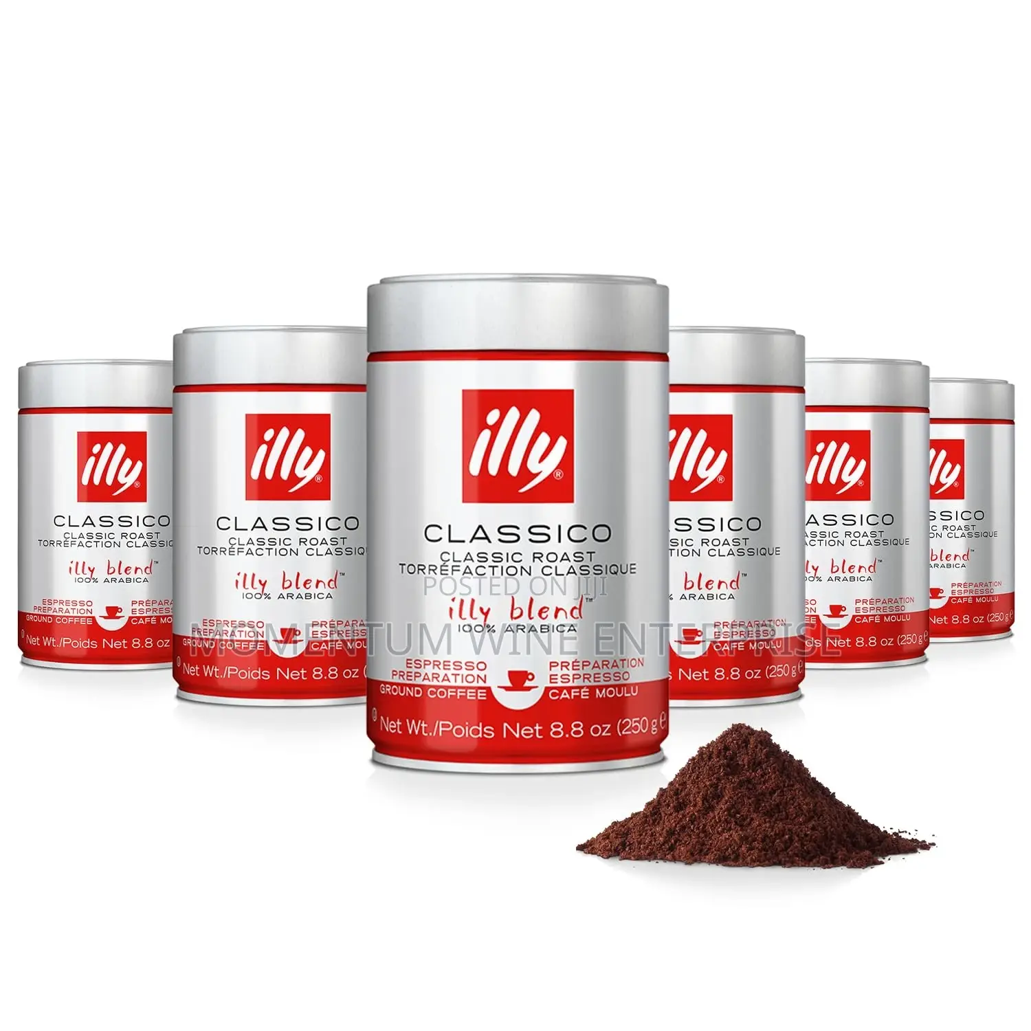 Illy 7731 6x50 Caps Coffee Illy Normal Roast. Code 300044