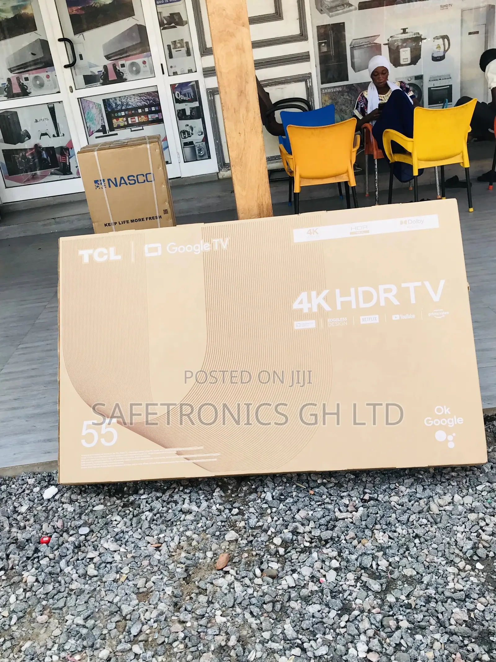 Glossy Black P635 55 Inches Led TCL Tv