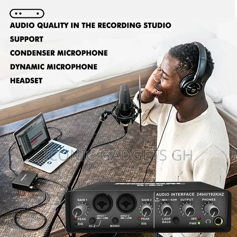 Q24professional Audio Interface Soundcard (New In Box)