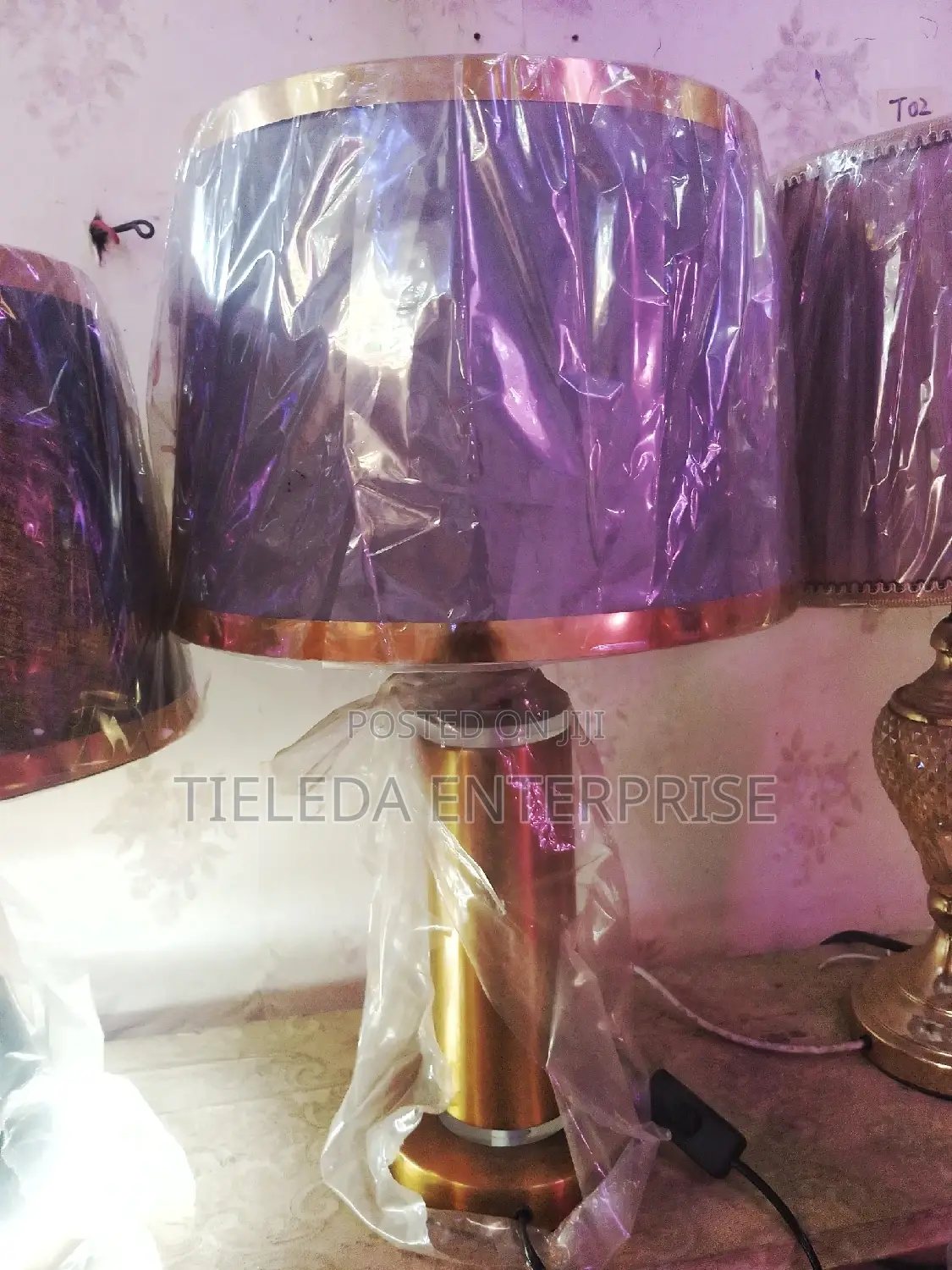 Coffee Color Bed Side Lamp