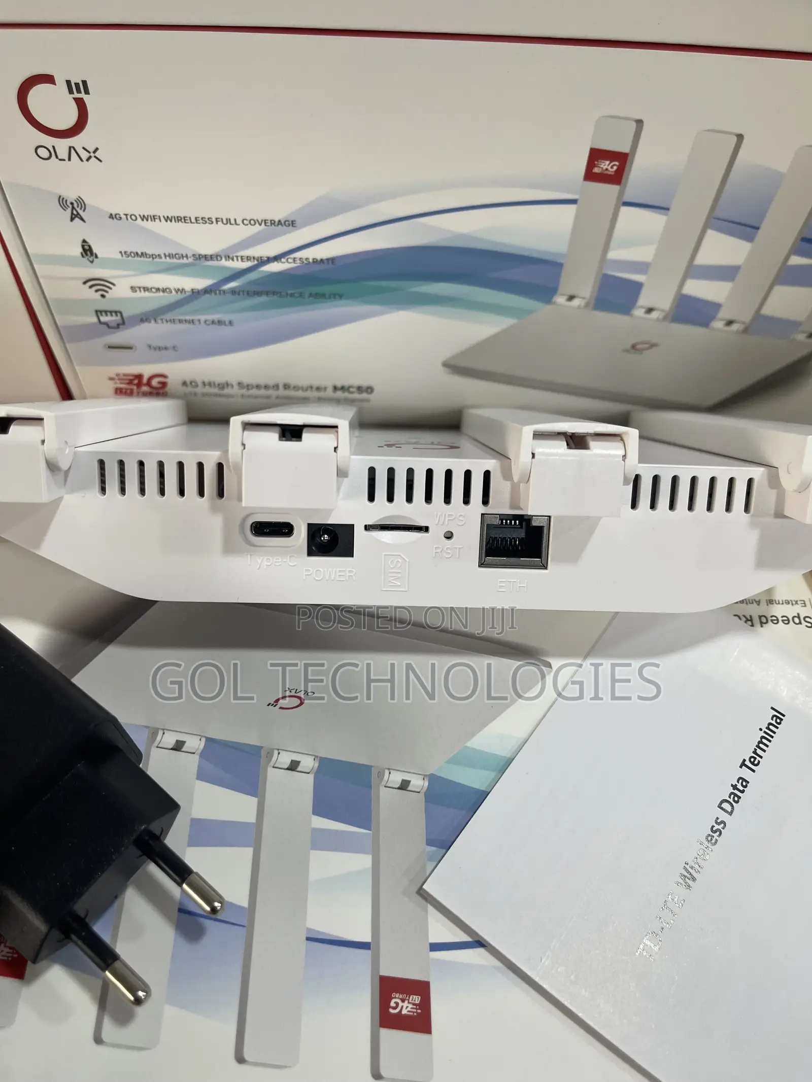4G Smart Universal High Speed Sim Router With 4 Antennas